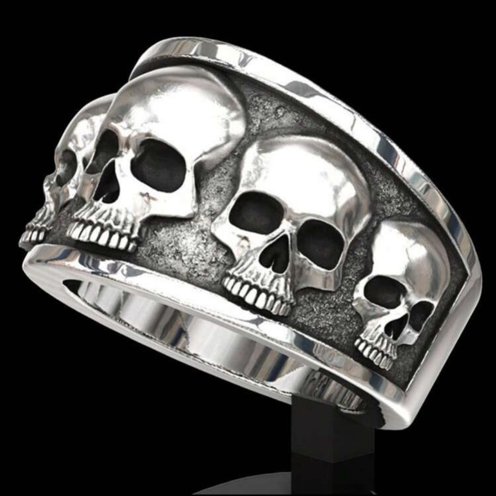 Skull Design Stainless Steel Ring